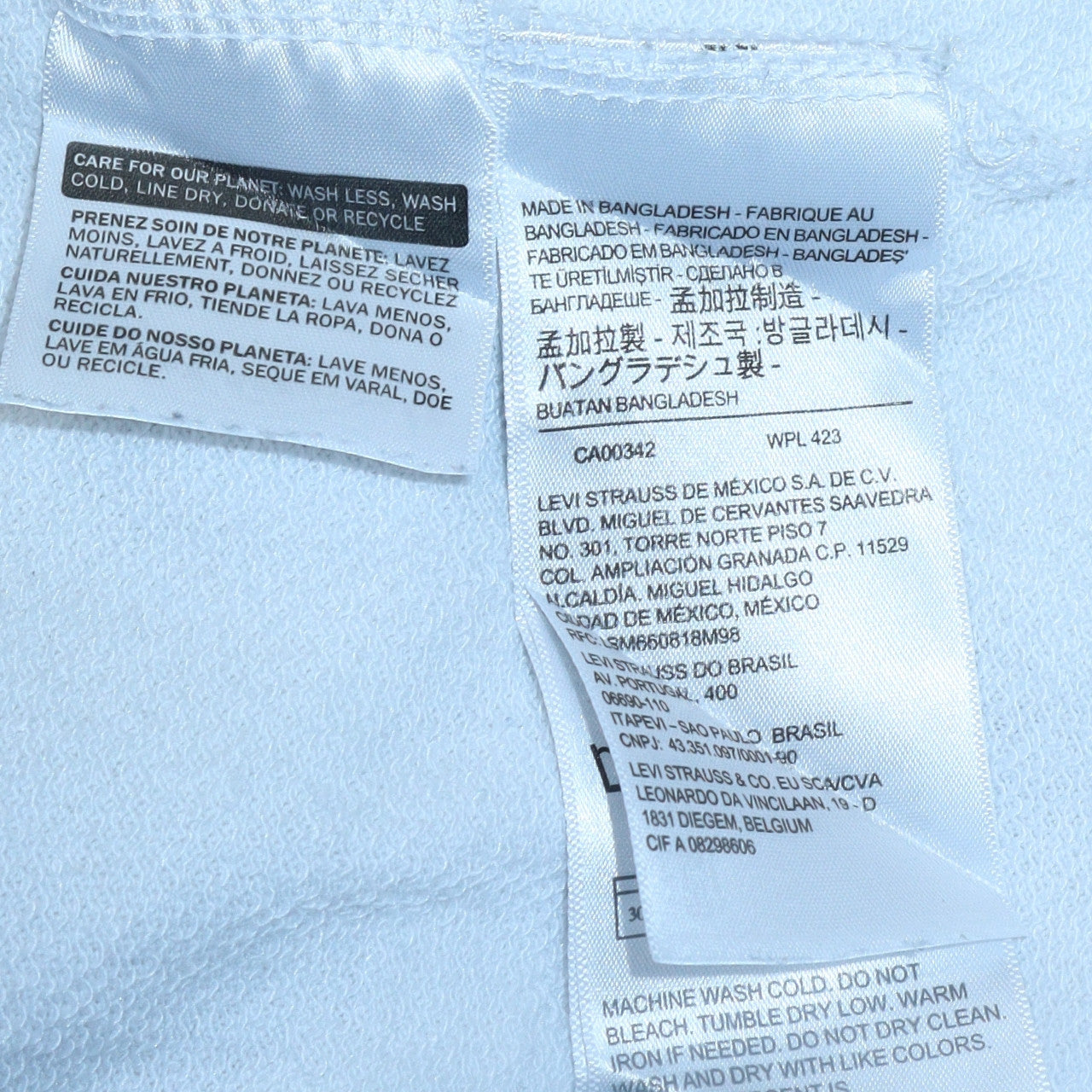 Womens UK Size M Levi's White Pullover Hoodie