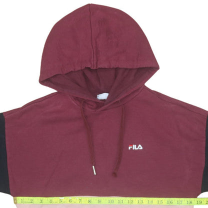 Womens UK Size XS FILA Multicoloured Pullover Hoodie