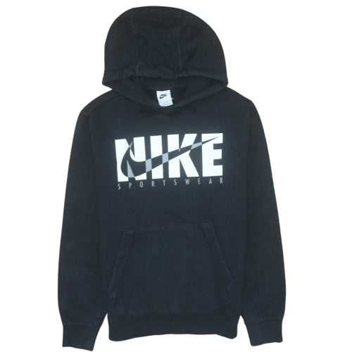 Womens UK Size XS Nike Black Pullover Hoodie