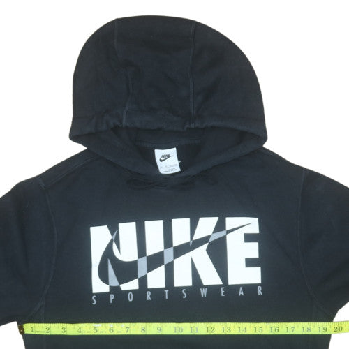 Womens UK Size XS Nike Black Pullover Hoodie