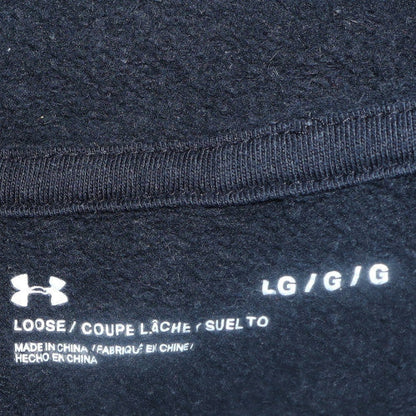 Mens UK Size L Under armour Black Pullover Hoodie