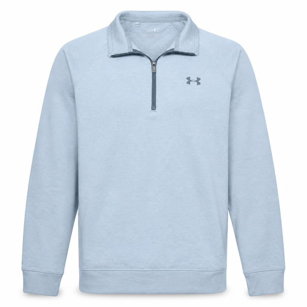 Mens UK Size M Under armour Blue 1/4 Zip Sweatshirt