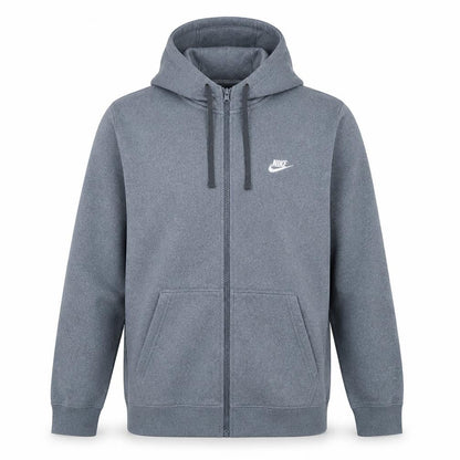 Mens UK Size XL Nike Grey Full Zip Hoodie