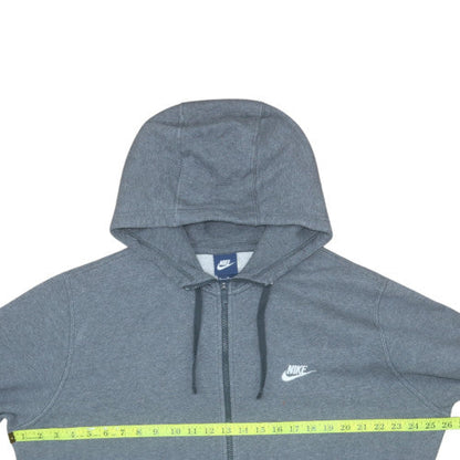 Mens UK Size XL Nike Grey Full Zip Hoodie