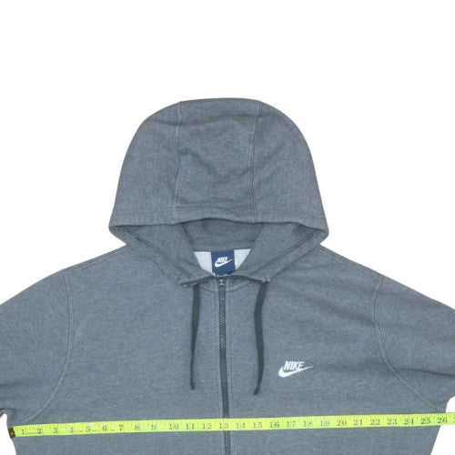 Mens UK Size XL Nike Grey Full Zip Hoodie