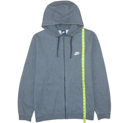 Mens UK Size XL Nike Grey Full Zip Hoodie
