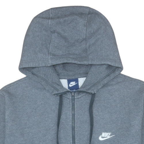 Mens UK Size XL Nike Grey Full Zip Hoodie