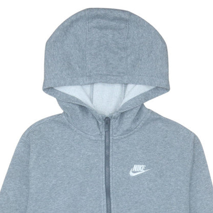 Nike Boys Grey & Black Colourblock Half Zip Hoodie XL 158-170cm