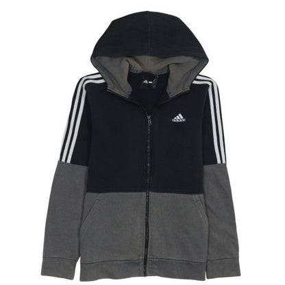 Mens UK Size S adidas Black Full Zip Hoodie