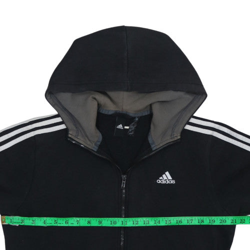 Mens UK Size S adidas Black Full Zip Hoodie