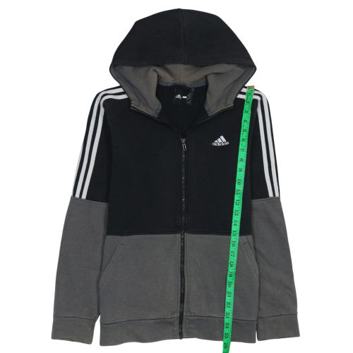 Mens UK Size S adidas Black Full Zip Hoodie
