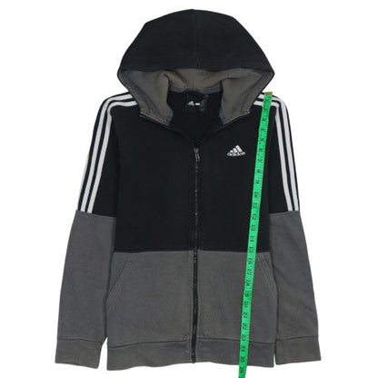 Mens UK Size S adidas Black Full Zip Hoodie