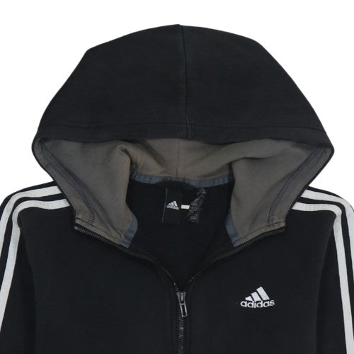 Mens UK Size S adidas Black Full Zip Hoodie