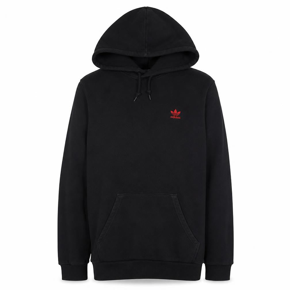 Mens UK Size S adidas Black Pullover Hoodie