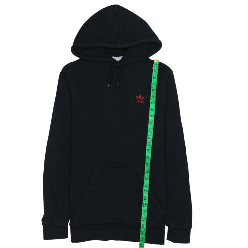 Mens UK Size S adidas Black Pullover Hoodie