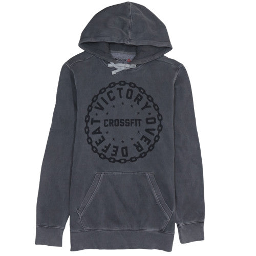 Mens UK Size M Reebok Grey Pullover Hoodie