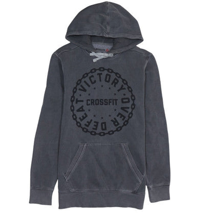 Mens UK Size M Reebok Grey Pullover Hoodie