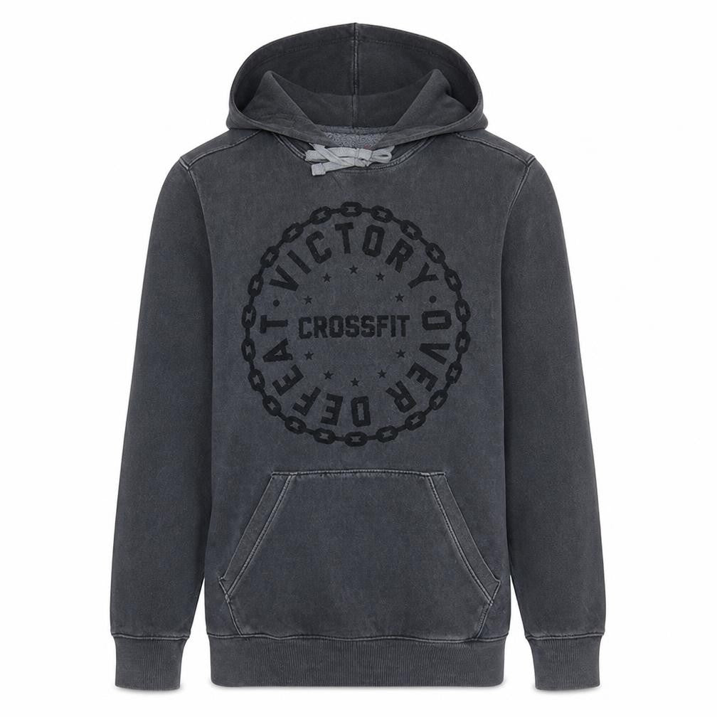 Mens UK Size M Reebok Grey Pullover Hoodie