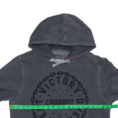 Mens UK Size M Reebok Grey Pullover Hoodie