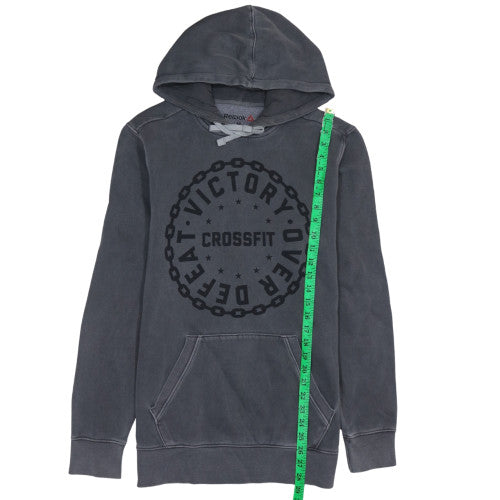 Mens UK Size M Reebok Grey Pullover Hoodie
