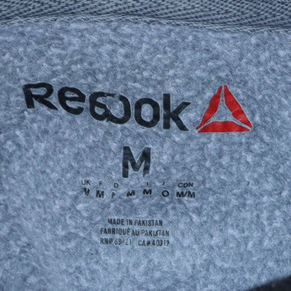 Mens UK Size M Reebok Grey Pullover Hoodie
