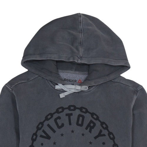 Mens UK Size M Reebok Grey Pullover Hoodie