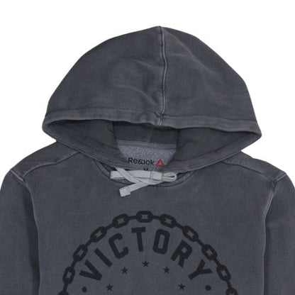 Mens UK Size M Reebok Grey Pullover Hoodie