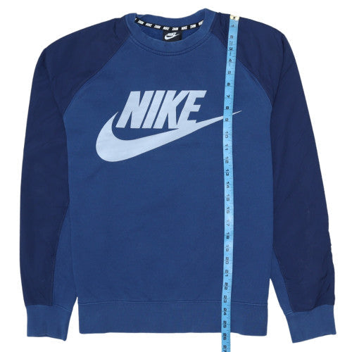 Mens UK Size M Nike Blue Pullover Sweatshirt