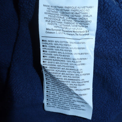 Mens UK Size M Nike Blue Pullover Sweatshirt