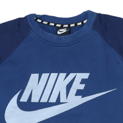 Mens UK Size M Nike Blue Pullover Sweatshirt