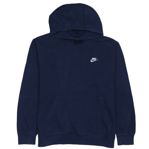 Mens UK Size L Nike Blue Pullover Hoodie