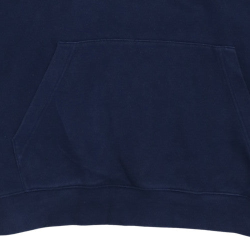 Mens UK Size L Nike Blue Pullover Hoodie