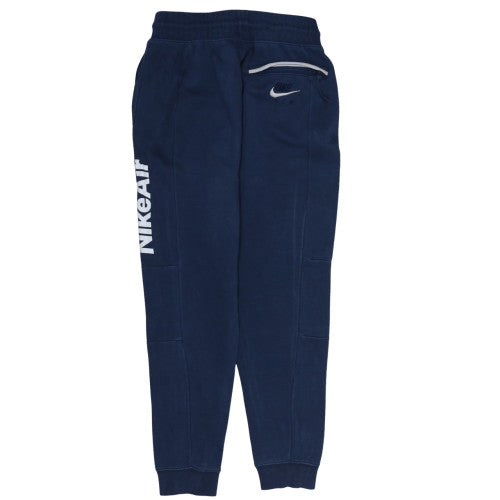 Mens UK Size S Nike Regular Fit Jogger Blue Trousers