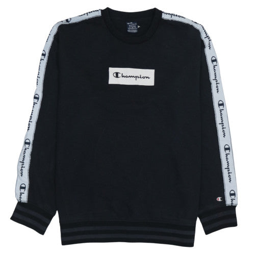Mens UK Size M Champion Black Pullover Sweatshirt