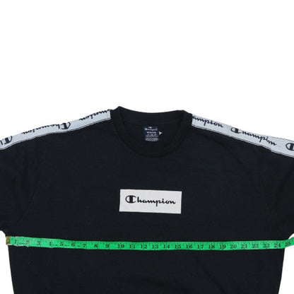 Mens UK Size M Champion Black Pullover Sweatshirt