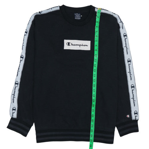 Mens UK Size M Champion Black Pullover Sweatshirt