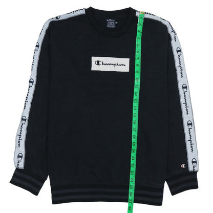 Mens UK Size M Champion Black Pullover Sweatshirt
