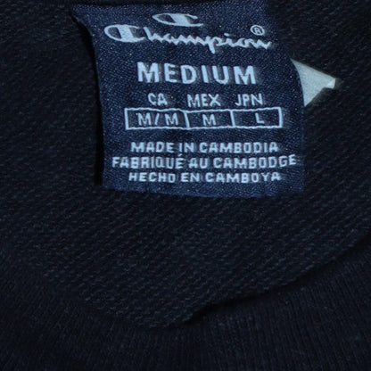 Mens UK Size M Champion Black Pullover Sweatshirt