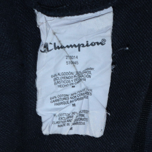 Mens UK Size M Champion Black Pullover Sweatshirt