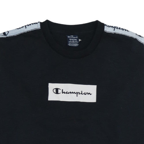 Mens UK Size M Champion Black Pullover Sweatshirt