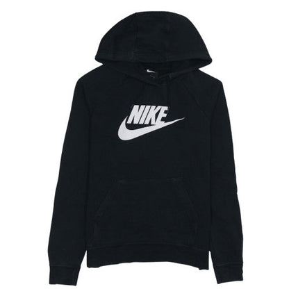 Womens UK Size S Nike Black Pullover Hoodie