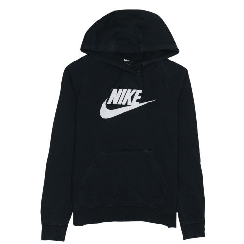 Womens UK Size S Nike Black Pullover Hoodie