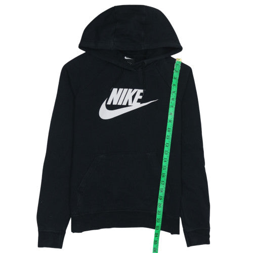 Womens UK Size S Nike Black Pullover Hoodie