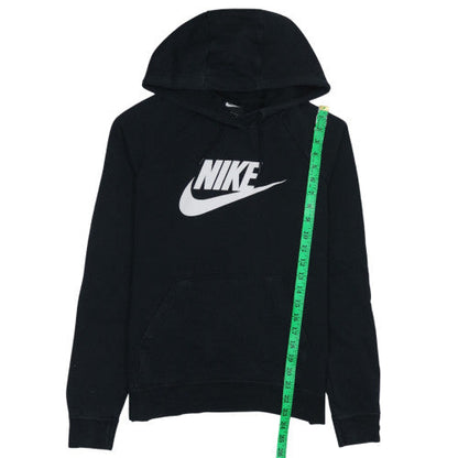 Womens UK Size S Nike Black Pullover Hoodie
