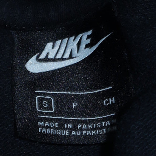 Womens UK Size S Nike Black Pullover Hoodie