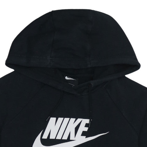 Womens UK Size S Nike Black Pullover Hoodie