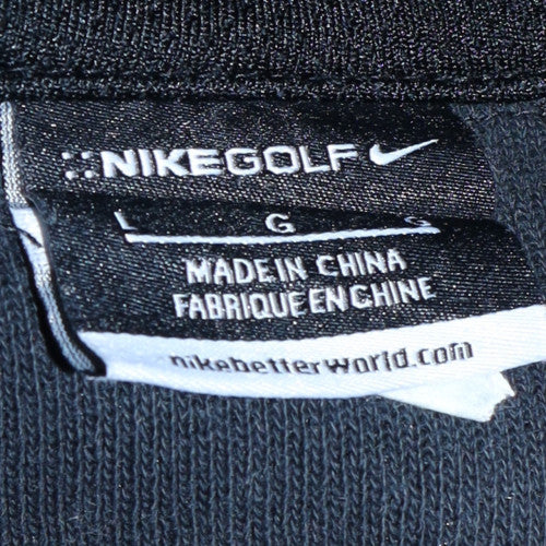 Mens UK Size L Nike Black Pullover Sweatshirt