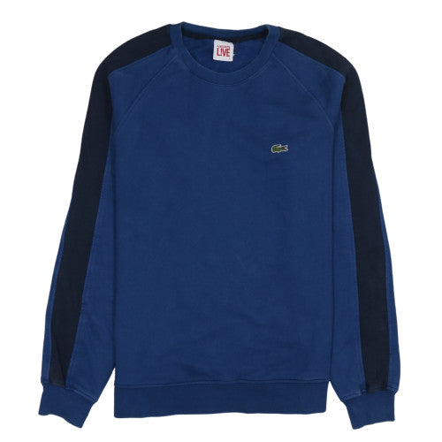 Mens UK Size L Lacoste Blue Pullover Sweatshirt