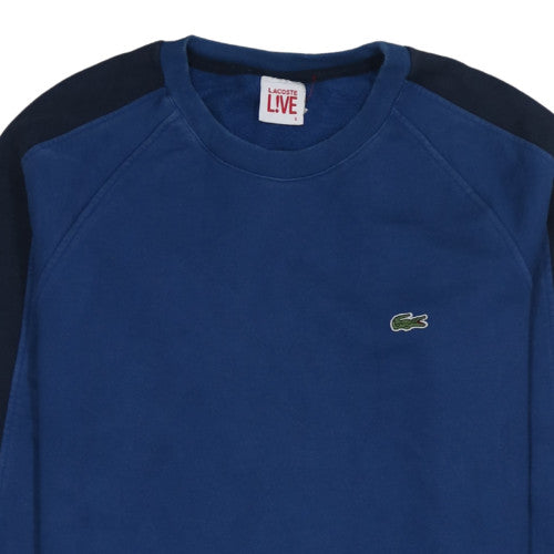 Mens UK Size L Lacoste Blue Pullover Sweatshirt