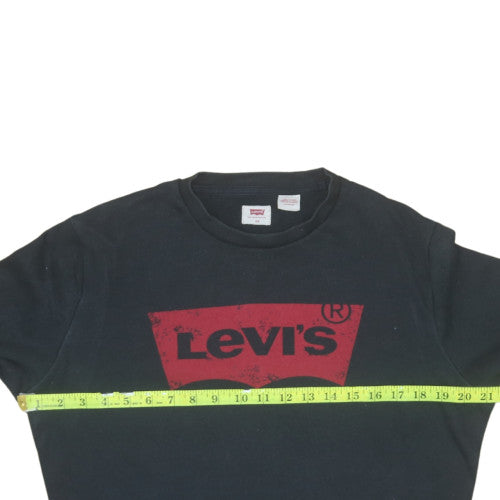 Mens UK Size XS Levi's Black Pullover Sweatshirt